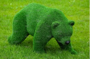 Топиари медвежонок, сын - газон Eco