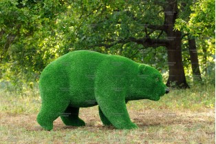 Топиари медведь папа - газон Eco