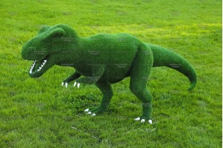 Топиари  динозавр Тираннозавр - газон Eco