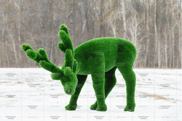 купить большую декоративную фигурку животного из искусственной травы для сада для цветов в армавире