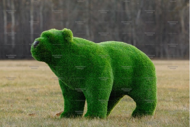 фигуры в зелени купить медведь