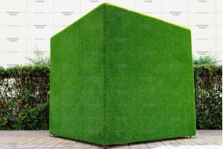Топиари композиция геометрические фигуры, кубы, большая, 2 шт - газон Eco