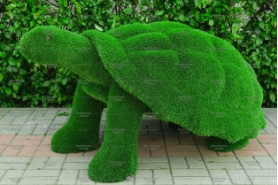 Топиари черепаха Леонардо - газон Eco