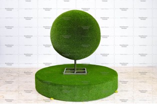 Топиари шар Элизы, размер L, d=100 см - газон Deluxe
