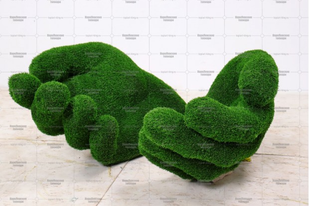 Топиари композиция ладони - газон Eco | Заказать и купить с доставкой