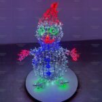 Световая фигура снеговик h=85 см