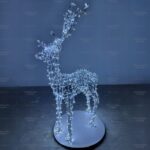 Световая фигура олень Орон h=165 см