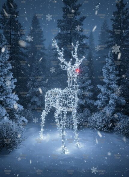 Световая фигура олень Орон
