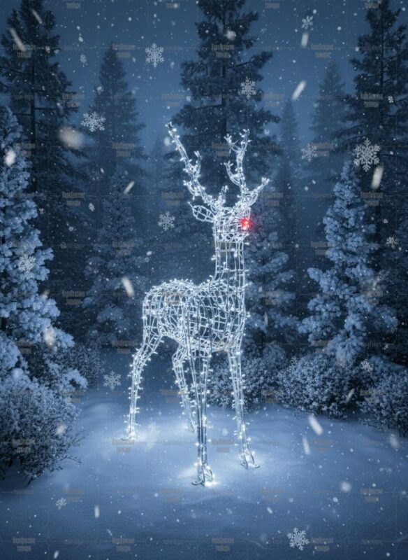 Световая фигура олень Орон