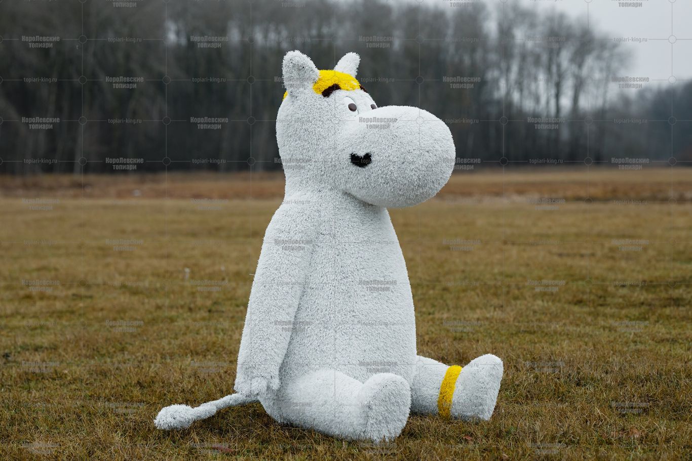 Топиари бегемот Одуван - газон Eco Топиари бегемот Одуван - газон Eco