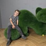 Топиари Соболь, h=100 см -  газон Deluxe Green