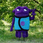 Топиари инопланетянин - газон Eco