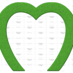 Топиари сердце-арка, газон Eco