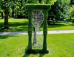 Топиари песочные часы, h=260 см с декоративной подсветкой - газон Deluxe Green