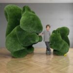 Топиари композиция белки - газон Deluxe Green