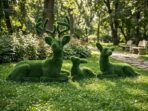 Топиари олень малыш лежит - газон Eco