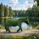 Топиари пони h=140 см - газон Eco