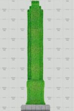 Топиари стела церковная, h=300 см - газон Eco