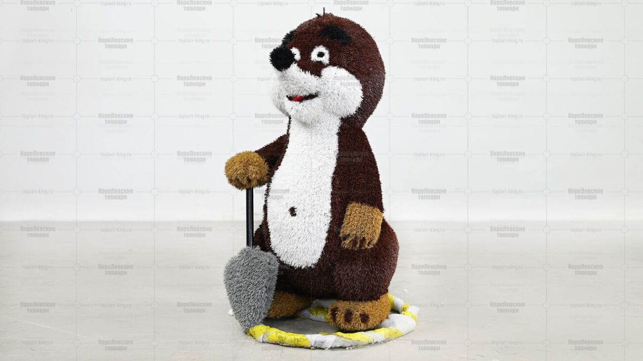 Топиари Крот Рой с лопатой - Есо