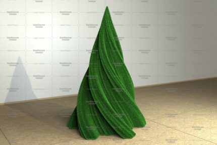 Топиари елка поворот с ребрышками - газон Eco