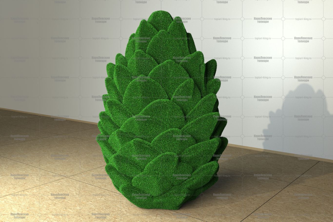 Топиари елочка шишечка - газон Eco Топиари елочка шишечка - газон Eco