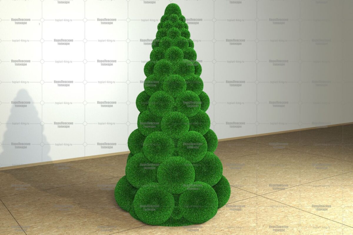 Топиари елочка шаровидная - газон Eco