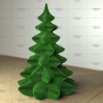 Топиари елочка граненая звездочка - газон Eco