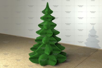 Топиари елочка граненая звездочка - газон Eco