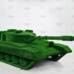 Топиари танк - газон Eco