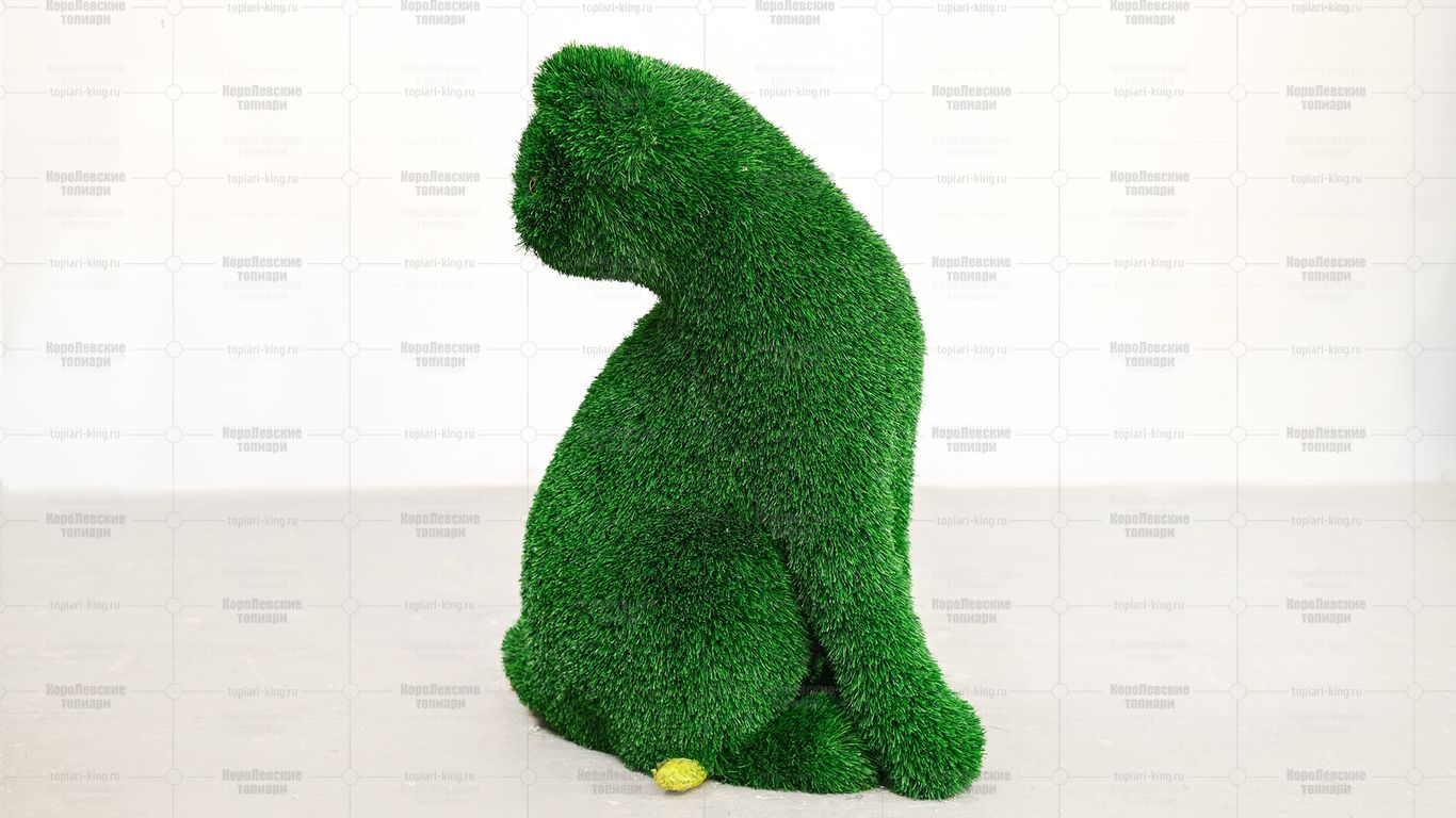Топиари Кот сидит, модель 2 - газон Deluxe Green Топиари Кот сидит, модель 2 - газон Deluxe Green