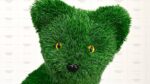 Топиари Кот сидит, модель 2 - газон Deluxe Green