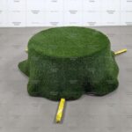 Топиари пень на крышку люка - газон Eco