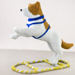 Топиари  собака Стрелка, h=150 см - газон Есо