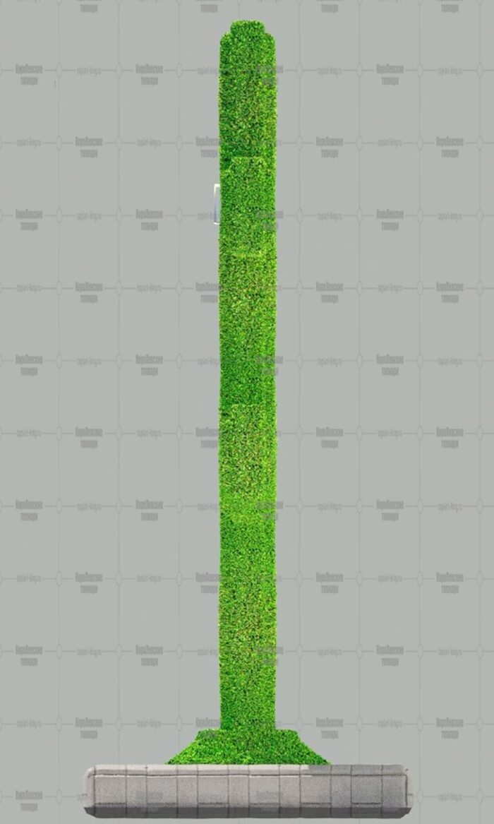 Топиари крест, h=400 см - газон Eco