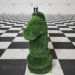Топиари шахматы конь, h=125 см - газон Deluxe