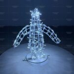 Световая фигура пингвин h=60 см