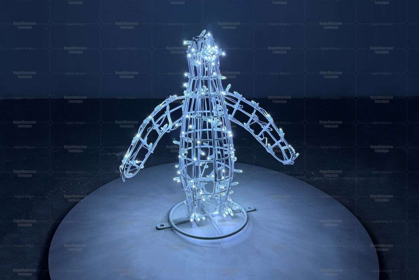 Световая фигура пингвин h=60 см Световая фигура пингвин h=60 см