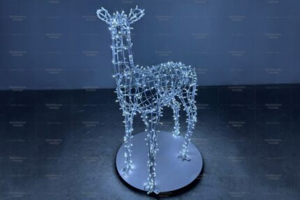 Световая фигура олень самочка h=160 см