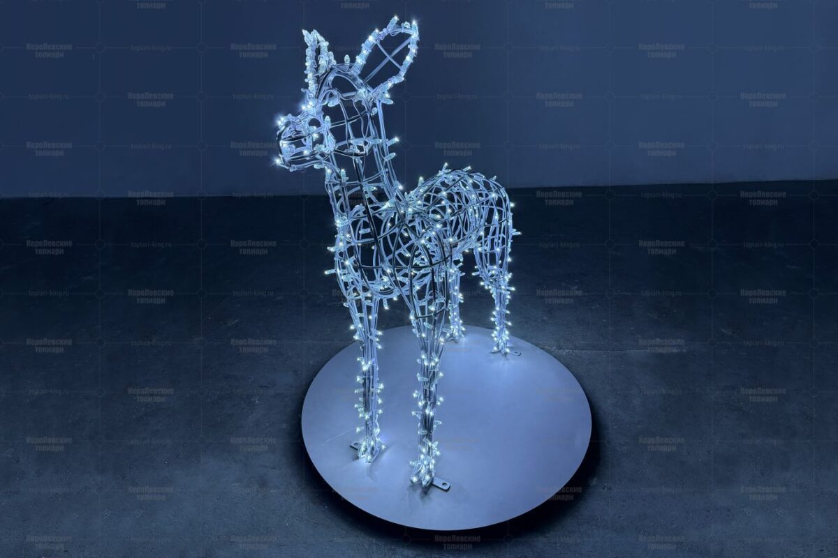 Световая фигура олень малыш Карри h=120 см