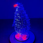 Световая фигура пингвин h=90 см