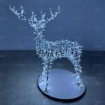 Световая фигура олень Орех h=150 см