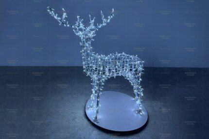 Световая фигура олень Орех h=150 см