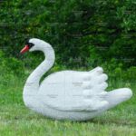 Топиари лебедь белый Мони - газон Eco
