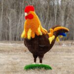 Топиари петух не гамбургский - газон Eco + Deluxe