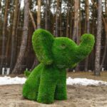 Топиари слоник малыш - газон Premium