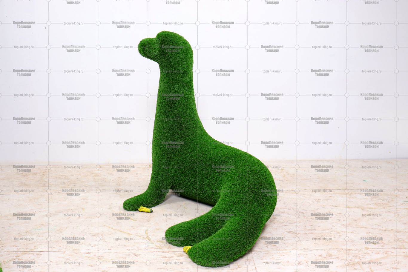 Топиари морской лев, h=120см, модель 2 - газон Eco Топиари морской лев, h=120см, модель 2 - газон Eco