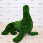 Топиари морской лев, h=130см, модель 3 - газон Eco