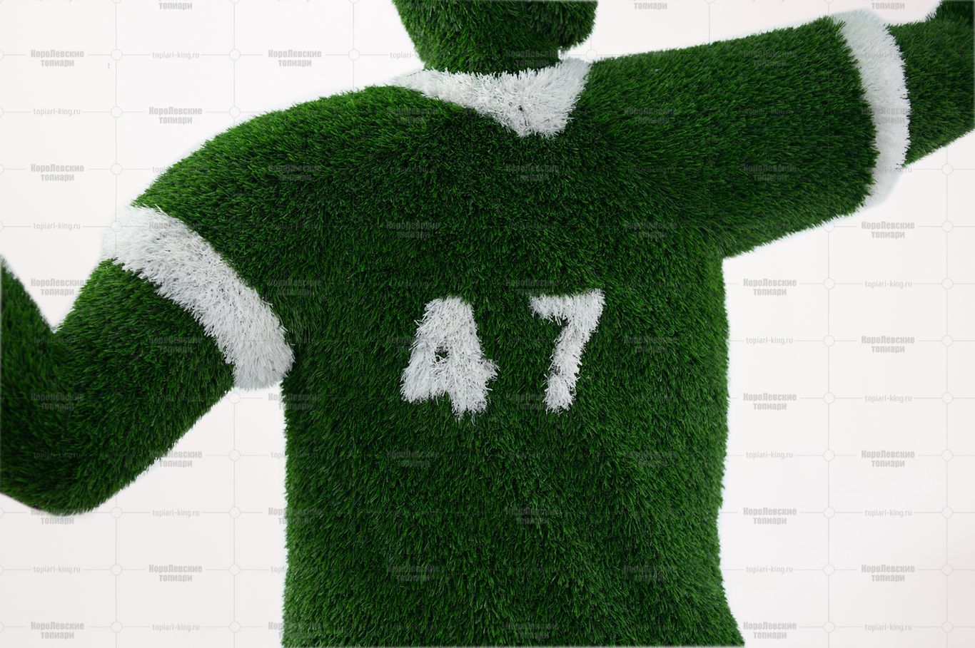 Топиари волейболист - газон Есо Топиари волейболист - газон Есо