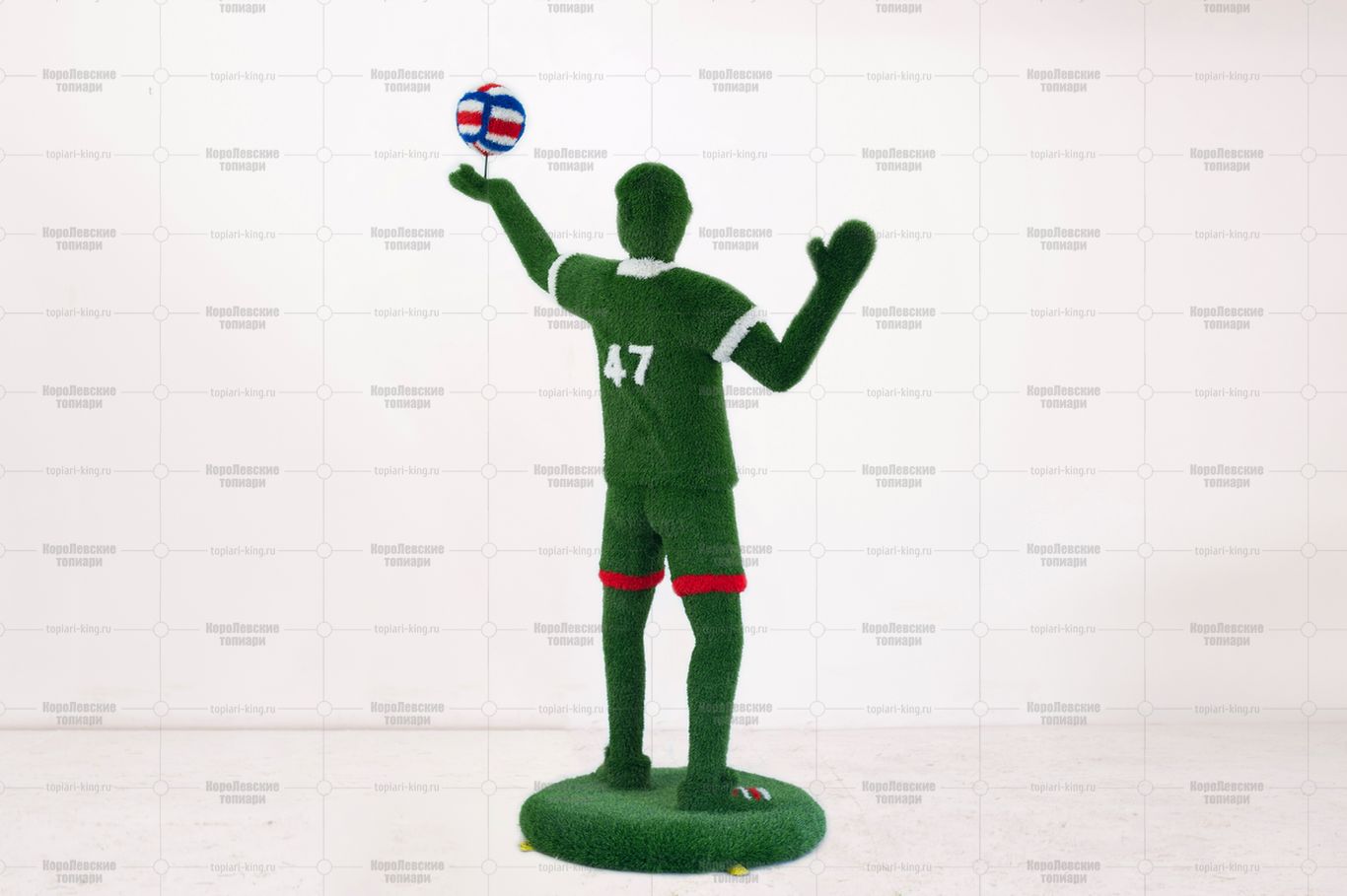 Топиари волейболист - газон Есо Топиари волейболист - газон Есо