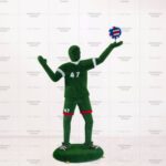 Топиари волейболист - газон Есо